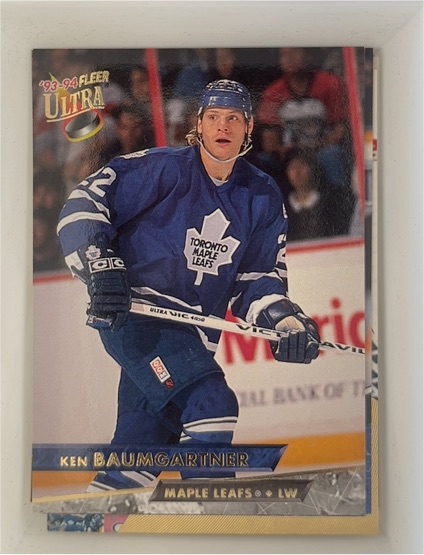 1993-94 Fleer Ultra #416 Ken Baumgartner — front