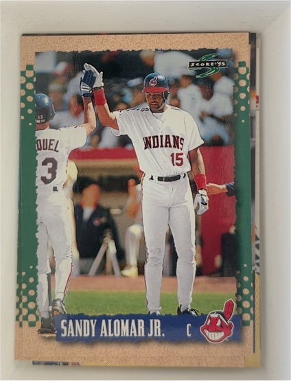 1995 Score #519 Sandy Alomar Jr. — front