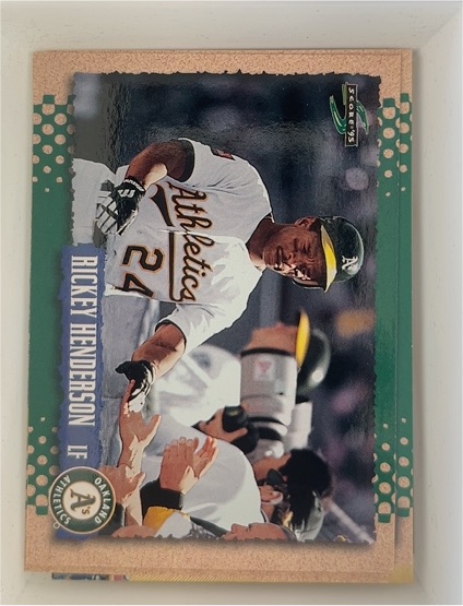 1995 Score #441 Rickey Henderson — front