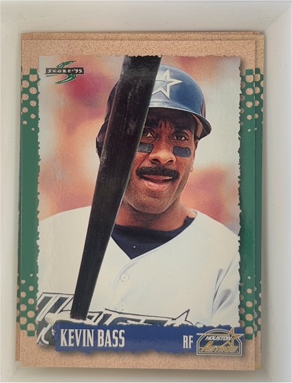 1995 Score #372 Kevin Bass — front