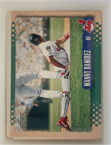 1995 Score #445 Manny Ramirez — front