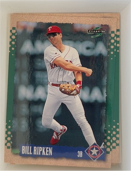 1995 Score #499 Bill Ripken — front
