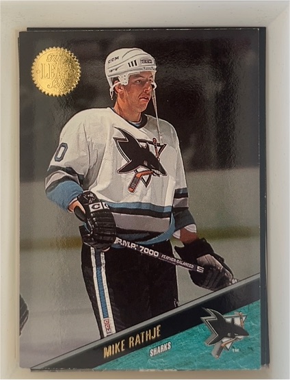 1993-94 Leaf #419 Mike Rathje — front