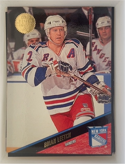 1991-92 Upper Deck #35 Brian Leetch — front