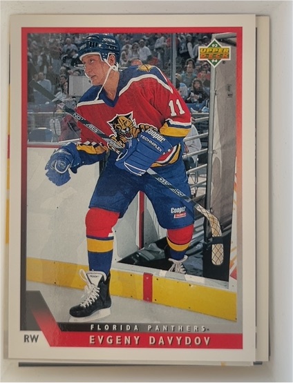 1993-94 Upper Deck #443 Evgeny Davydov Florida Panthers — front