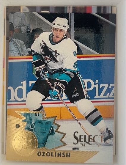 1994-95 Select #63 Sandis Ozolinsh — front