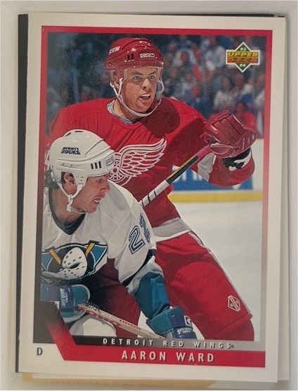 1993-94 Upper Deck #479 Aaron Ward — front