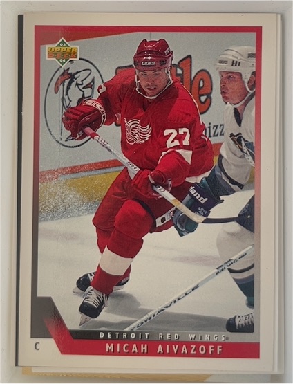 1993-94 Upper Deck #432 Micah Aivazoff — front