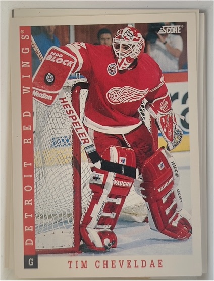 1993-94 Score #68 Tim Cheveldae — front