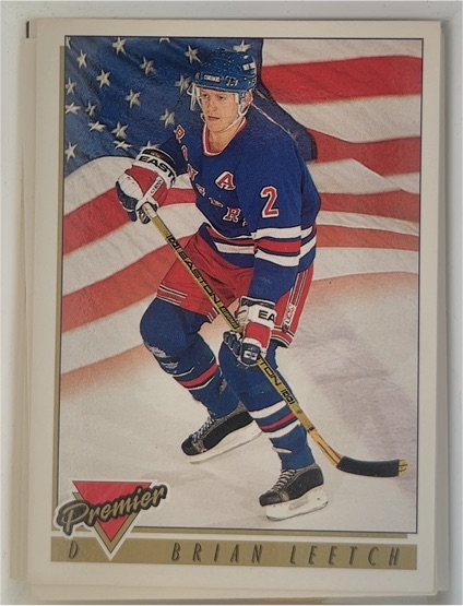 1993-94 Topps Premier #505 Brian Leetch — front
