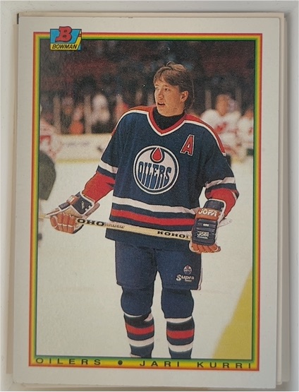 1990-91 Bowman #191 Jari Kurri — front