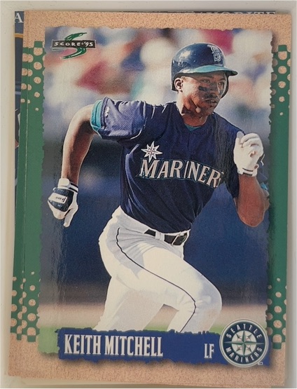1995 Score #410 Keith Mitchell — front