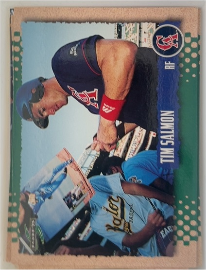 1995 Score #420 Tim Salmon — front