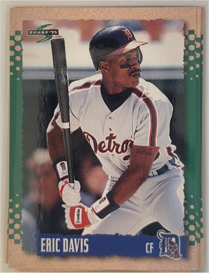 1995 Score #406 Eric Davis — front