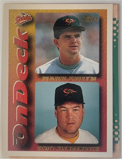 1995 Topps #631 Mark Smith / Scott Klingenbeck — front