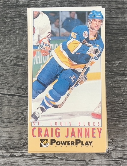 1993-94 Fleer PowerPlay #212 Craig Janney — front