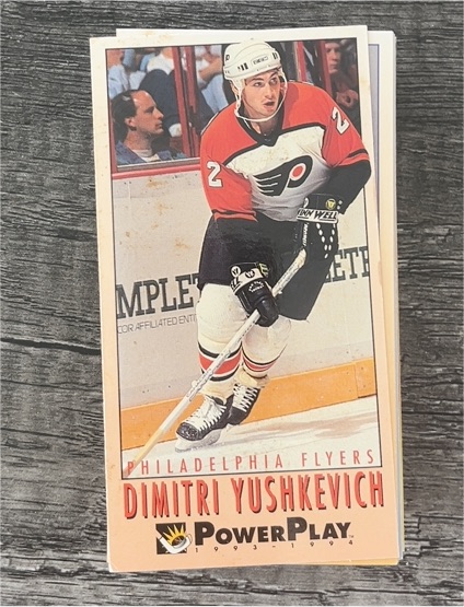 1993-94 Fleer Power Play #186 Dimitri Yushkevich — front