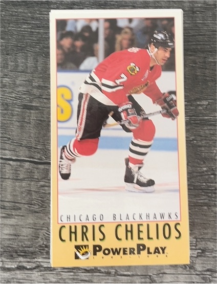1993-94 Fleer Power Play Tall Boys #47 Chris Chelios — front