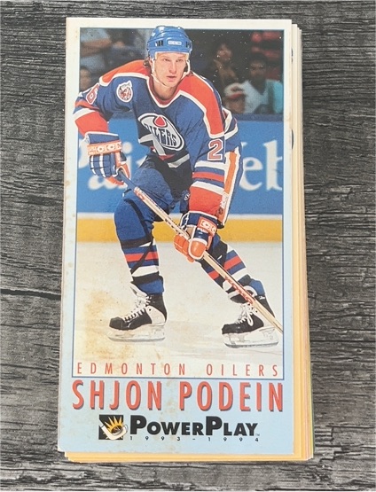 1993-94 Fleer Power Play #84 Shjon Podein — front