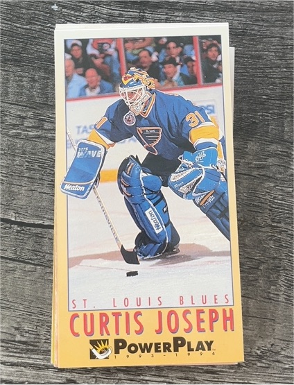 1993-94 Fleer Power Play #213 Curtis Joseph — front