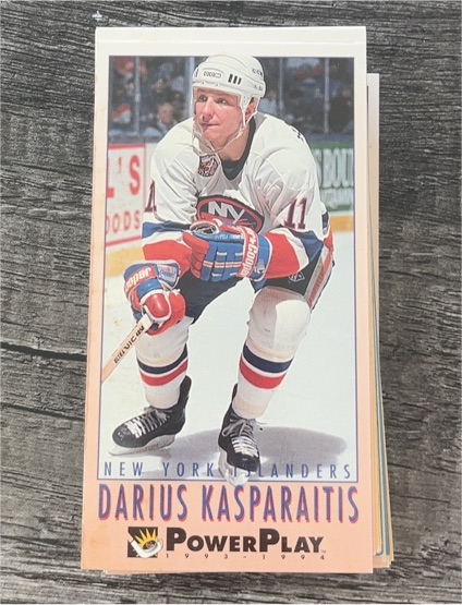 1993-94 Fleer Power Play #149 Darius Kasparaitis — front