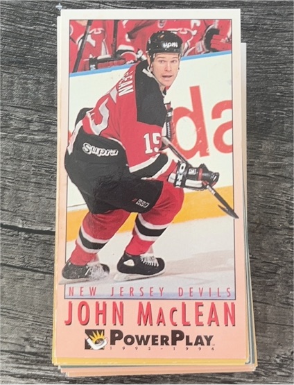 1993-94 Fleer Power Play #138 John MacLean — front