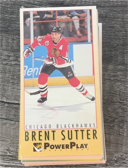 1993-94 Fleer Power Play #56 Brent Sutter — front