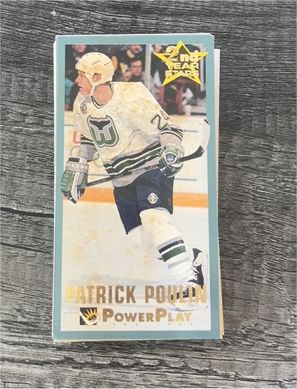 1993-94 Fleer Power Play #9 Patrick Poulin — front