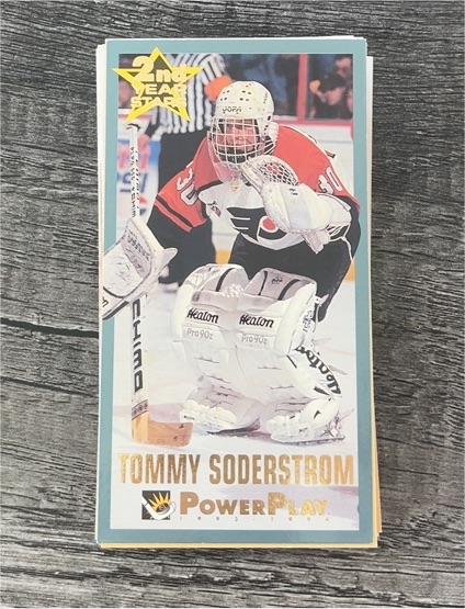 1993-94 Fleer Power Play 2nd Year Stars #11 Tommy Soderstrom — front