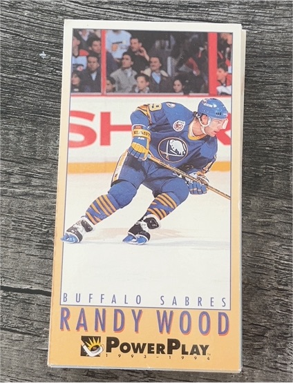 1993-94 Fleer Power Play #35 Randy Wood — front