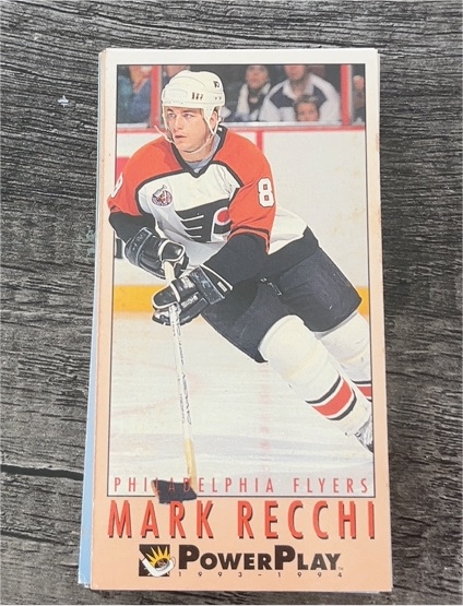 1993-94 Fleer PowerPlay #184 Mark Recchi — front