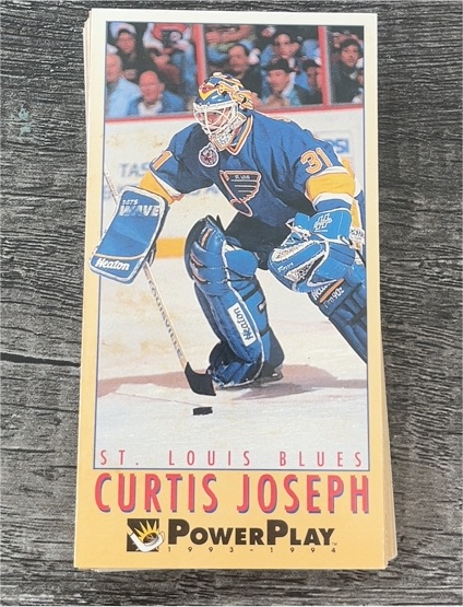 1993-94 Fleer PowerPlay #213 Curtis Joseph — front