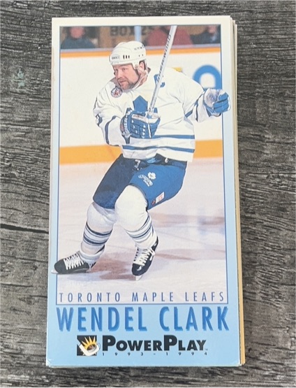1993-94 Fleer PowerPlay #241 Wendel Clark — front