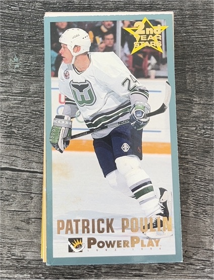 1993-94 Fleer Power Play 2nd Year Stars #9 Patrick Poulin — front