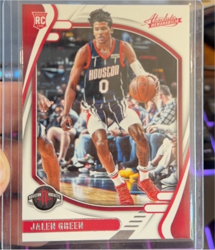 2021-22 Panini Chronicles Absolute #221 Jalen Green Rookie Houston Rockets — front