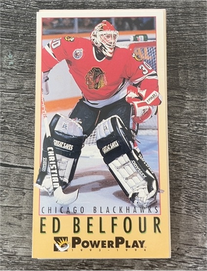 1993 Fleer PowerPlay #46 Ed Belfour — front