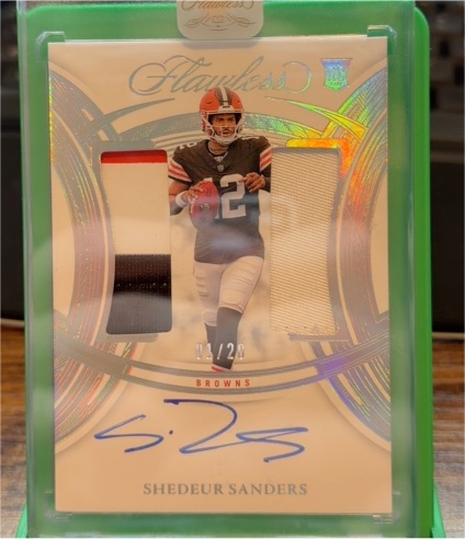 2025 Panini Flawless #23 Shedeur Sanders — front