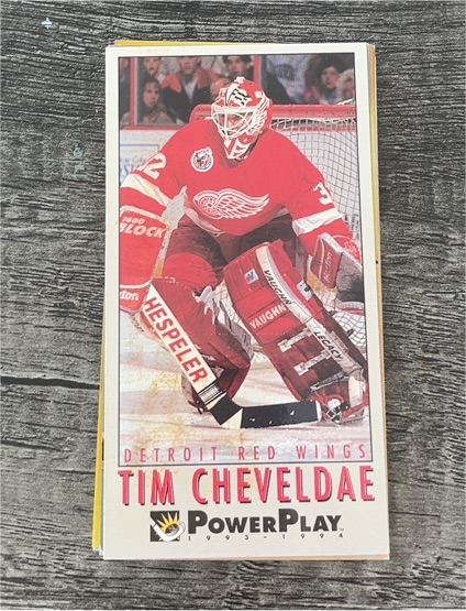 1993-94 Fleer Power Play #67 Tim Cheveldae — front
