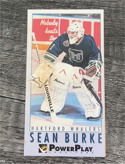 1993 PowerPlay Sean Burke — front