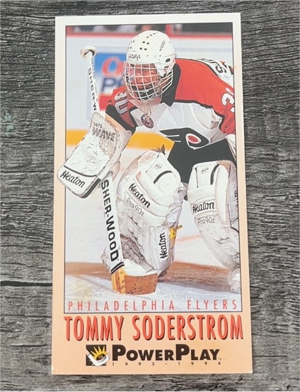 1993-94 Fleer PowerPlay #185 Tommy Soderstrom — front