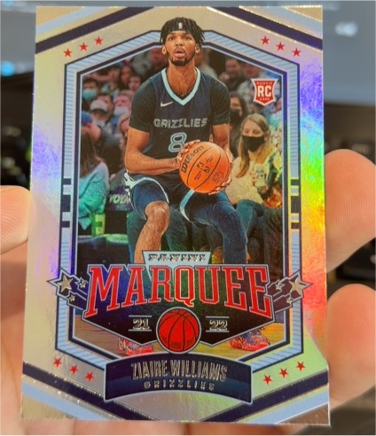 2021-22 Panini Chronicles Marquee #348 Ziaire Williams — front