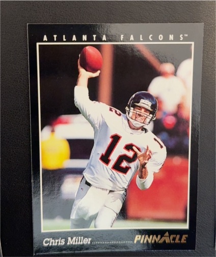 1993 Pinnacle #160 Chris Miller — front
