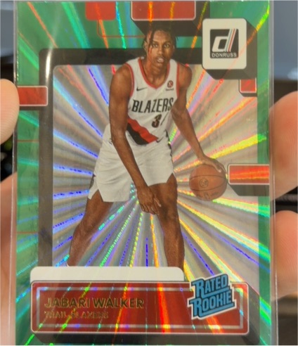 2022-23 Donruss #249 Jabari Walker — front