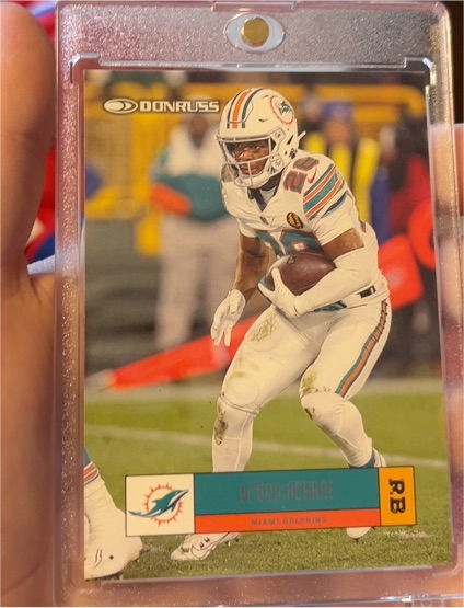 2025 Donruss #R05-DVA De'Von Achane — front