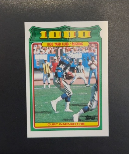 1988 Topps 1000 Yard Club #8 Curt Warner — front
