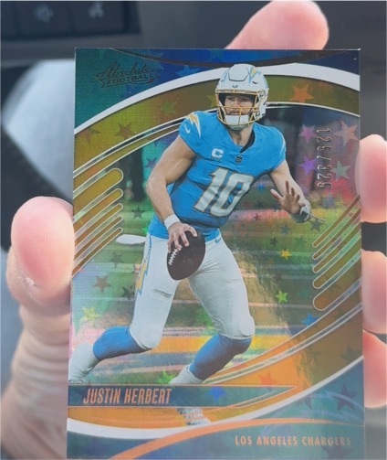 2025 Panini Absolute #11 Justin Herbert — front