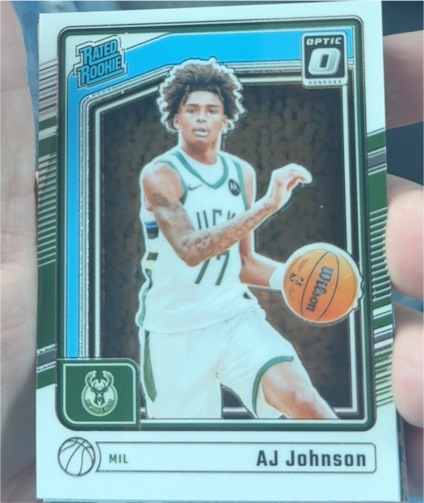 2024-25 Panini Donruss Optic #277 AJ Johnson — front