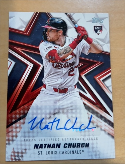 2026 Topps Series 1 Baseball Stars #BSA-NC Nathan Church — front