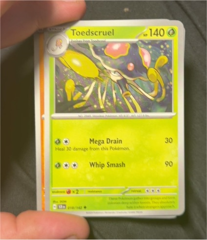 2023 Pokémon SV07: Stellar Crown #018 Toedscruel — front