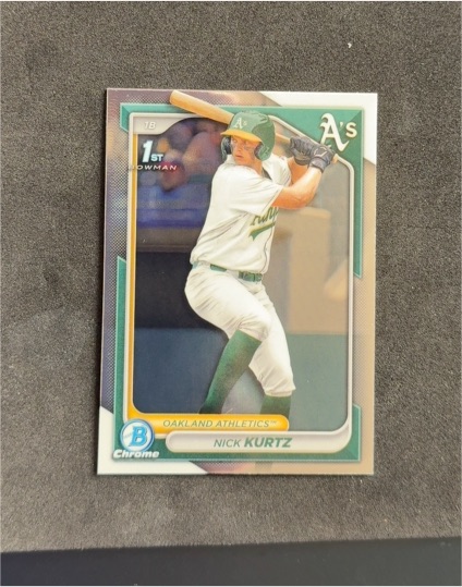 2024 Bowman Chrome Draft #BDC-56 Nick Kurtz — front